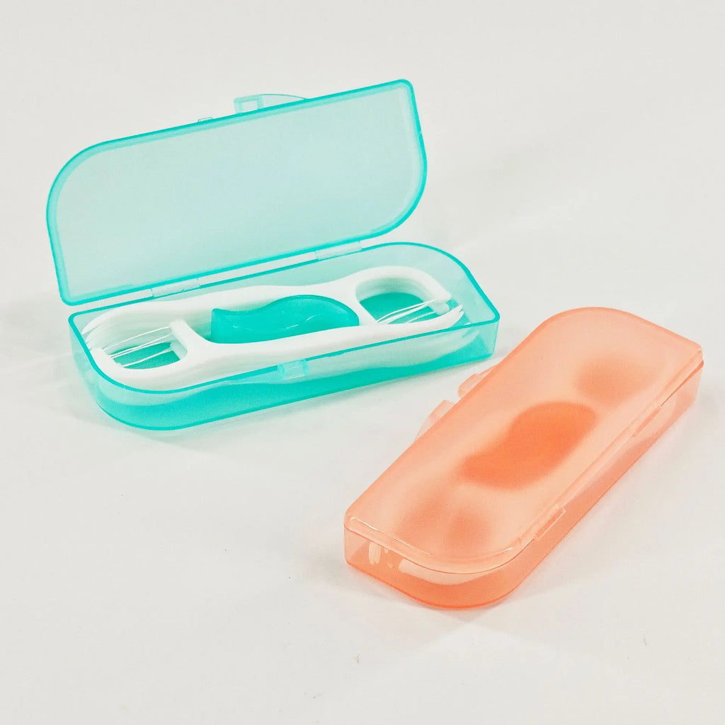 2 Boxes Portable Dental Floss Toothpick with Box Disposable Toothpick Floss Floss Toothpick Teeth Cleaner with Storage Tube Gift Quake