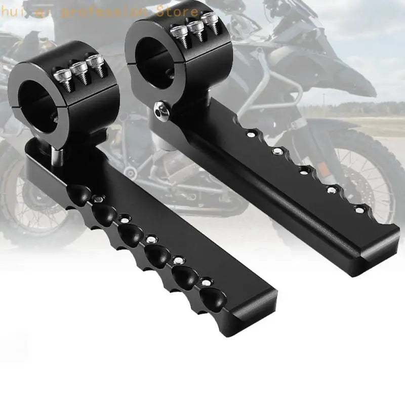 Foldable Footrests For R1300GS Adventure Bikes Non Slip Surfaces Aircraft Grade Aluminum Off Roading Riding Accessories H8WE Quake