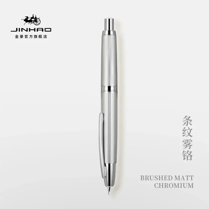 High Quality JINHAO 10 Fountain Pen EF/F Nib Stationery Office School Supplies Clicking Pen Quake 10-9 F 0.5MM