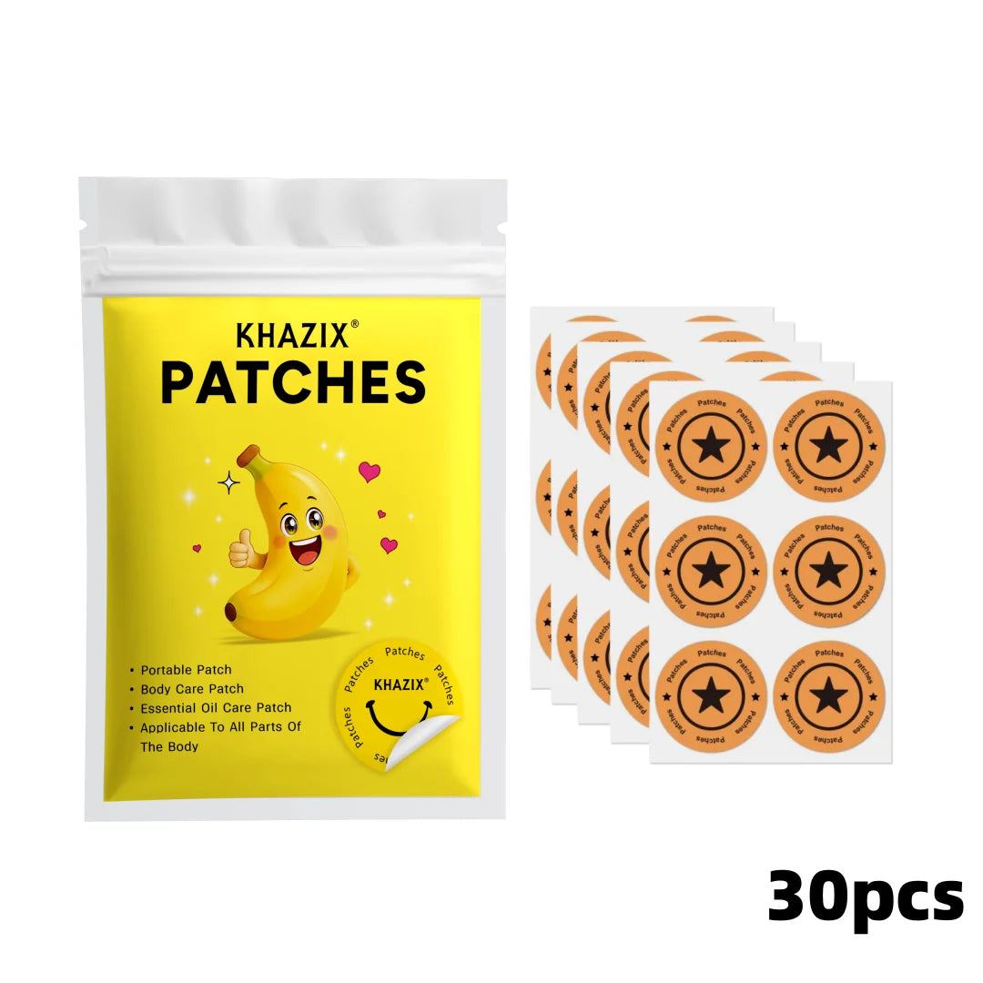 30Pcs Energy Patches Natural Ingredients Vegan Friendly Daily Energy Boost Patch Portable Body Stickers for Work Travel Sports Quake 30pcs