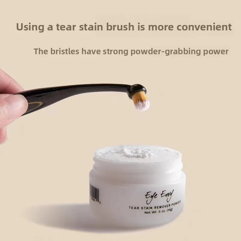Pet Tear Stain Remover Brush Eye Cleaning Tool Soft Bristle Design for Cat Dog Eye Gunk Stain Removal Grooming Supply Quake