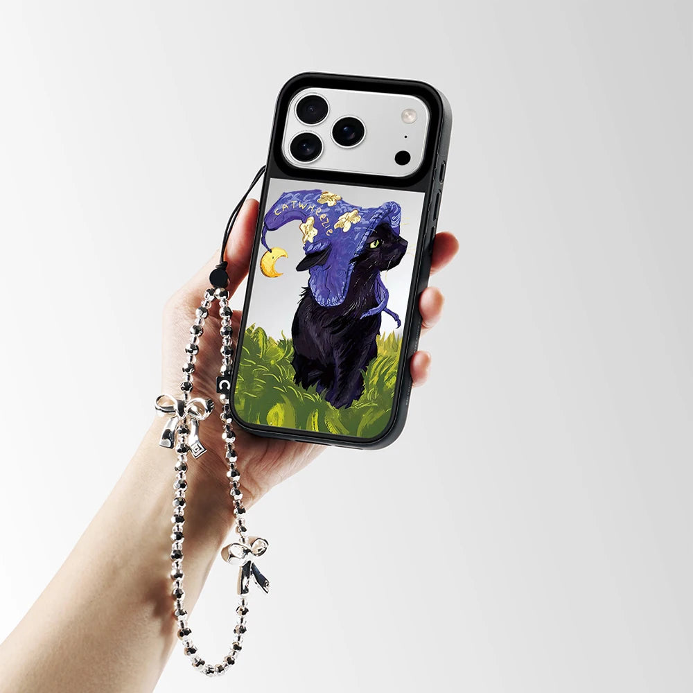 6090486 Mirror Surface Magnetic Phone Case Cover for IPhone 13 14 15 16 17 18 Pro Max Case Quake