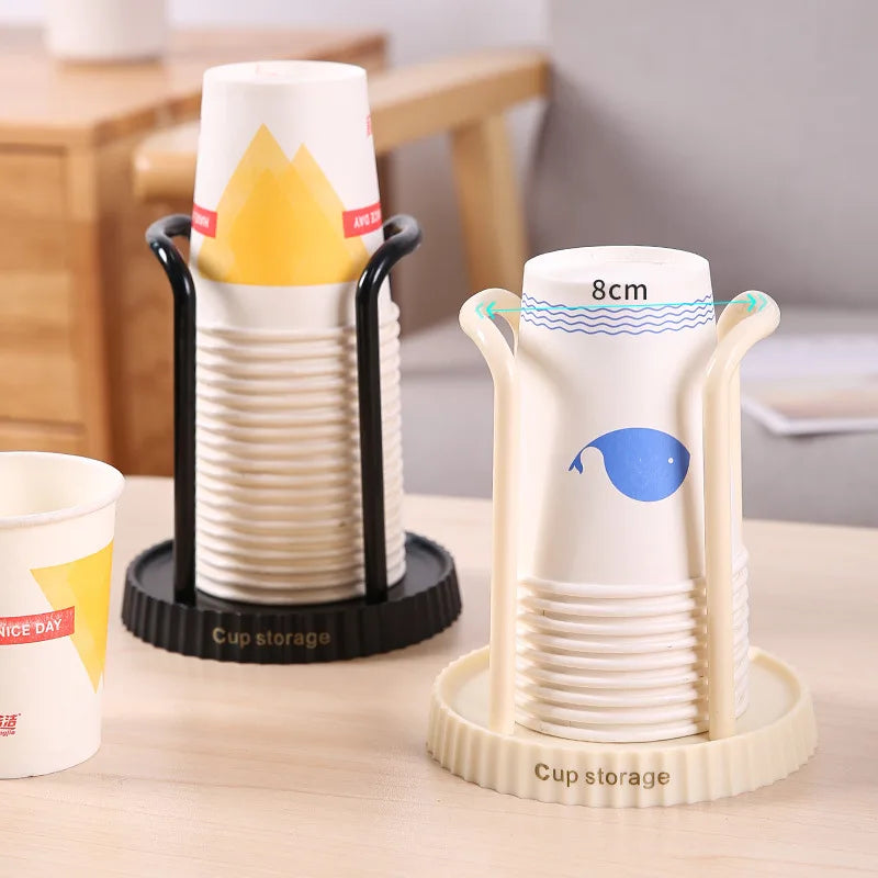 Household Disposable Paper Cup Holder, Desktop Paper Cup Storage Rack, Suitable For Living Room, Dining Room And Other Cup Taker Quake