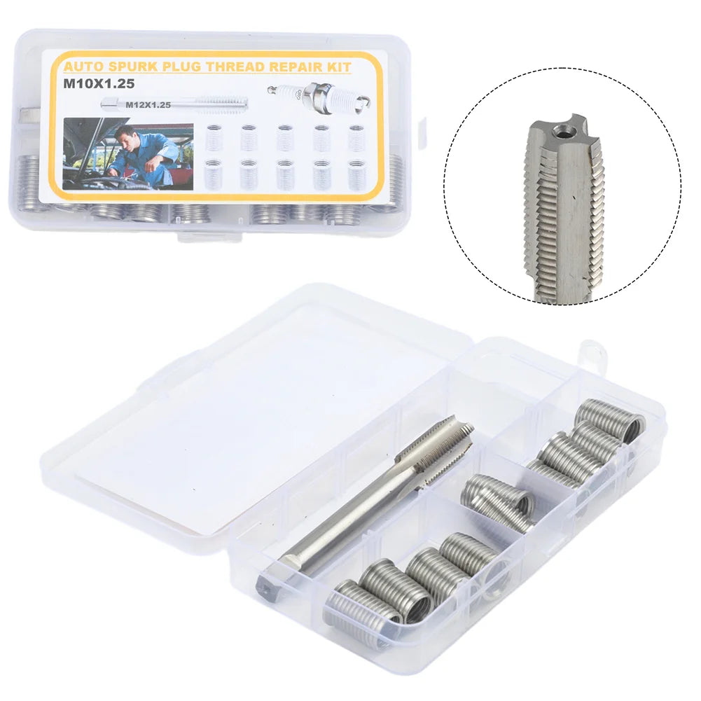 Professional Thread Cutting Tools M10X1.25 M10X1.25 Tap Stainless Steel Inserts Galvanized Finish High-speed Steel Tap Quake A