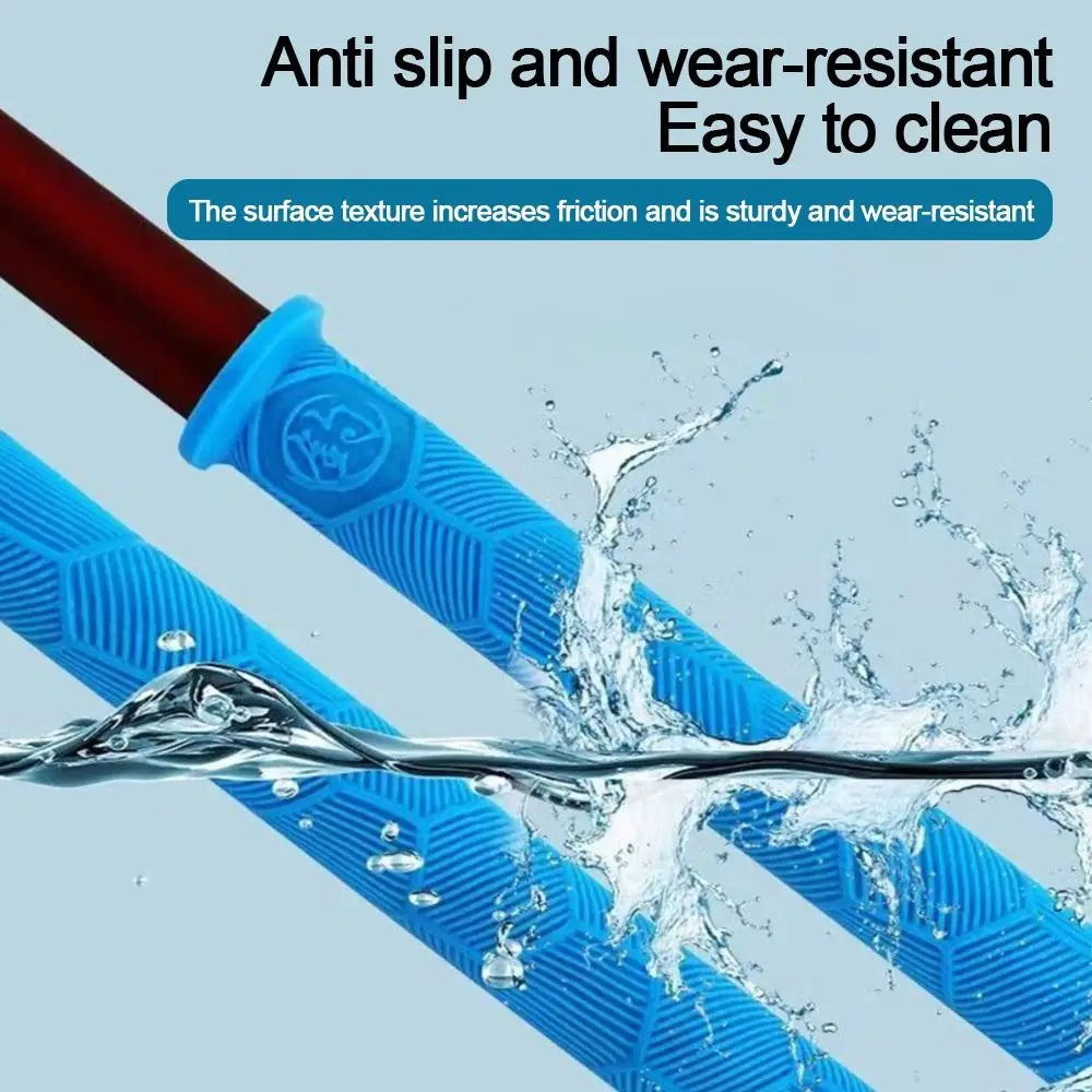 Silicone Fishing Rod Handle Wrap Non Slip Replaceable Hand Pole Grips Multifunctional Universal Fishing Rod Grip Quake