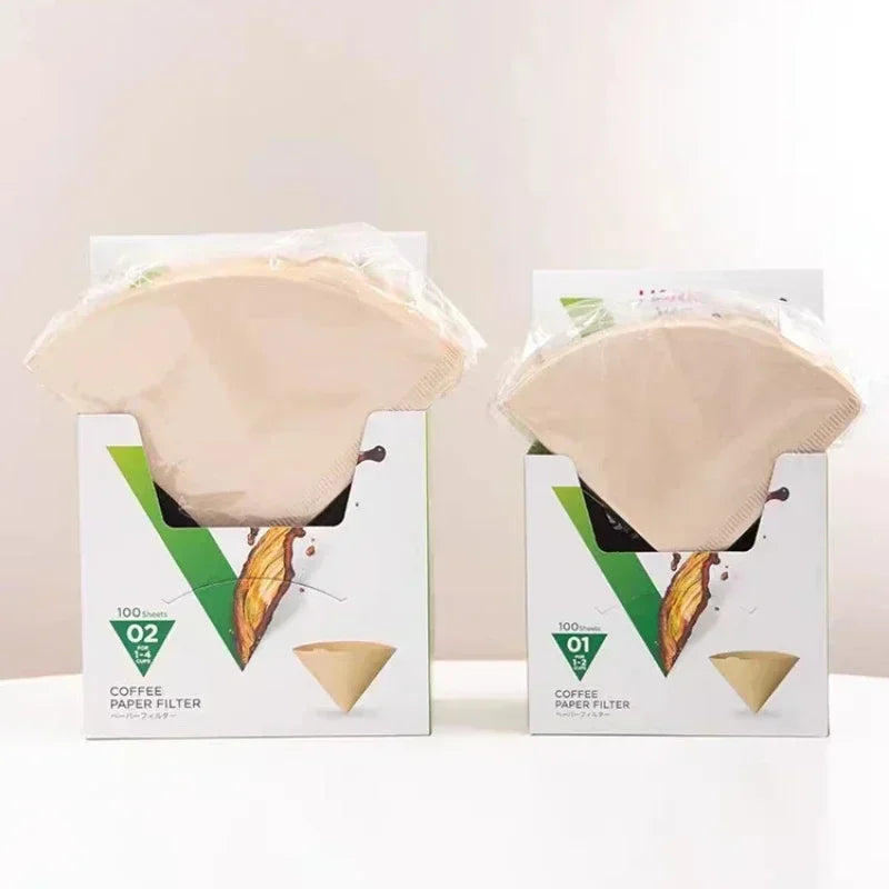 Coffee filter paper cone handmade coffee drip filter coffee filter paper VCF-01/02 Quake