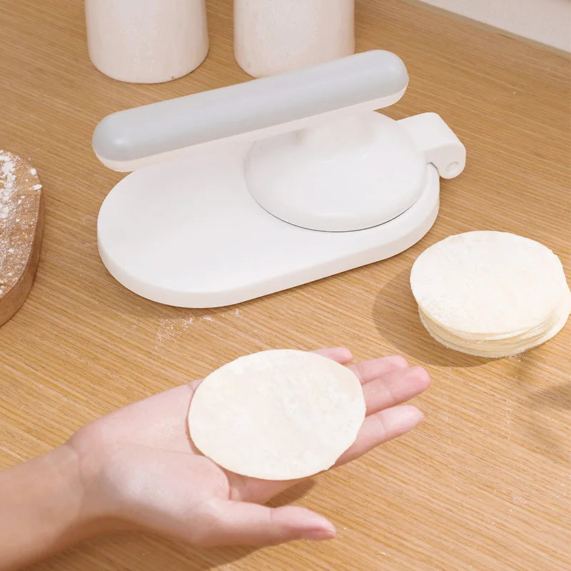 Manual Dumpling Wrapper Press Maker Dough Press Mold Quick Dumpling Skin Press Tool for Home Kitchen DIY Making Quake