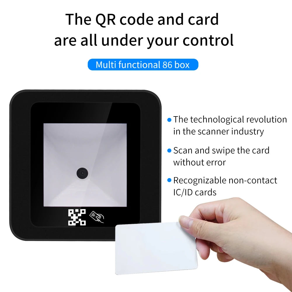 Embedded QR Code Reader Module 1D 2D QR Code Scanning Reader USB TTL RS232 Wiegand Interface Fast Scan Barcode QR Code Scanner Quake