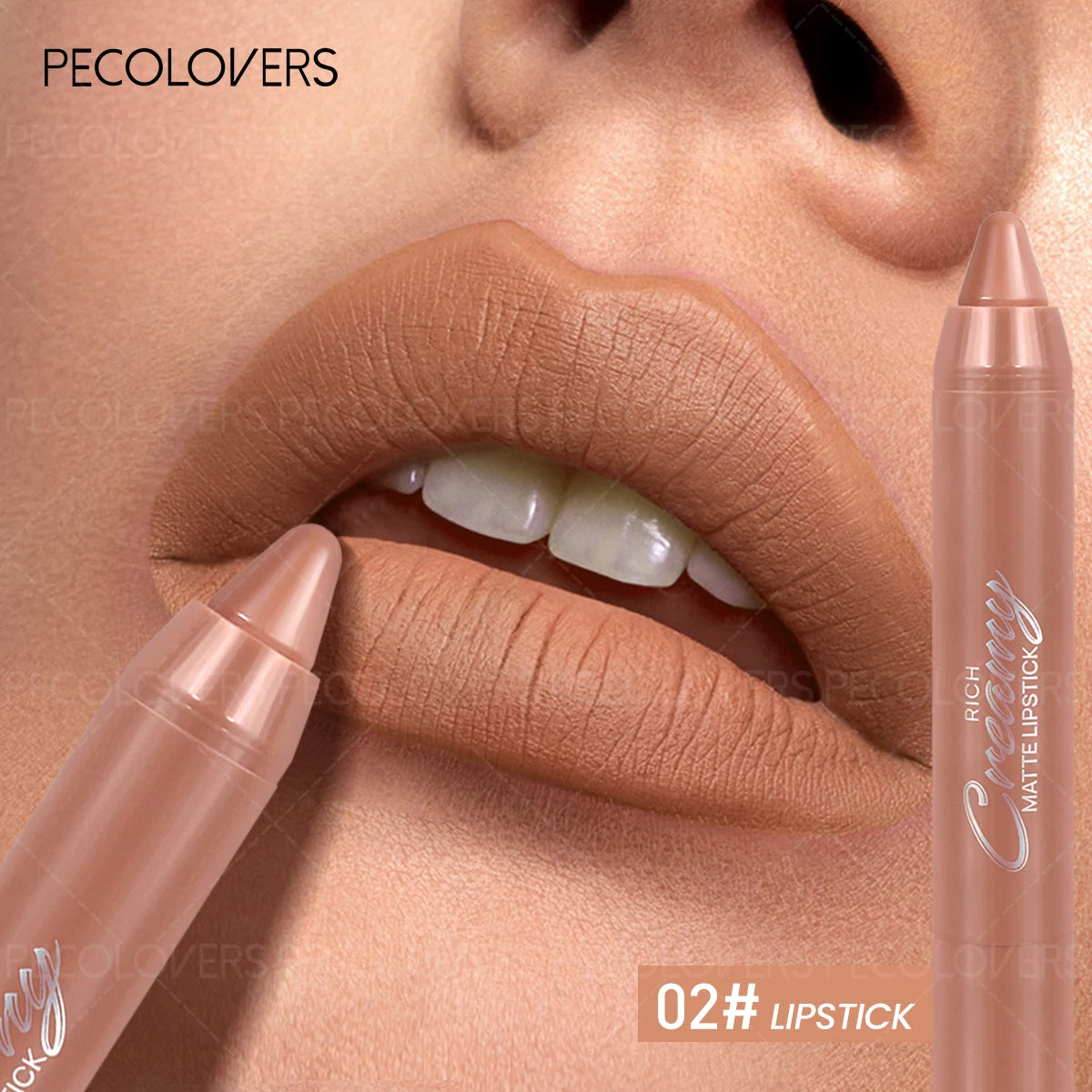 Colors Matte Lip Liner and Lipstick, Easy To Accurately Apply, Waterproof Long-lasting Non-sticky, Perfect Festival Gifts Quake 02