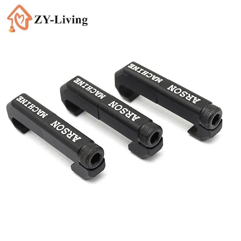 3pcs/Set Wire Guide System Cable Management Rail Cover Picatinny Rail Handguard Wire Guide Tail Fixed Quake