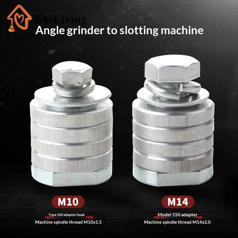 1Pcs M10 M14 Angle Grinder Accessories Grooving Machine Metal Angle Grinder Polisher Adapter Quake