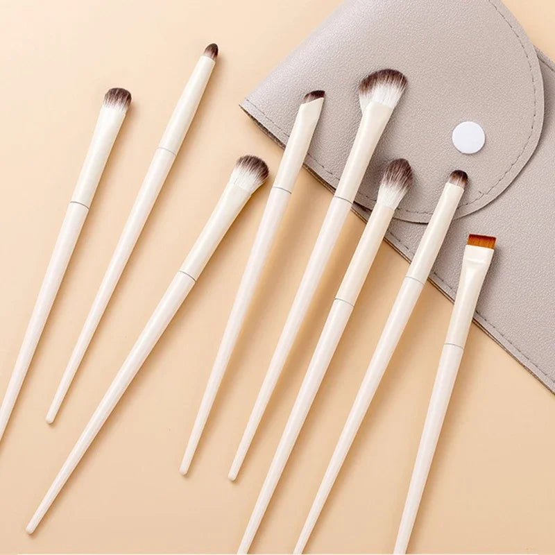5/6/8/10pcs Makeup Brushes Set Professional Soft Eye Makeup Brushes Contouring Eyeshadow Eyeliner Eye Detail Brush Makeup Tools Quake