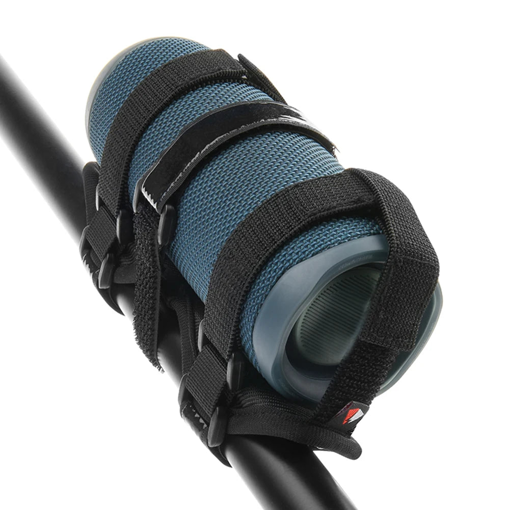 Multi-purpose Bike Mount Holder for Water Cups and Speakers Durable Nylon Elastic Band Suitable for 1.5-3.5 Inch Diameter Quake