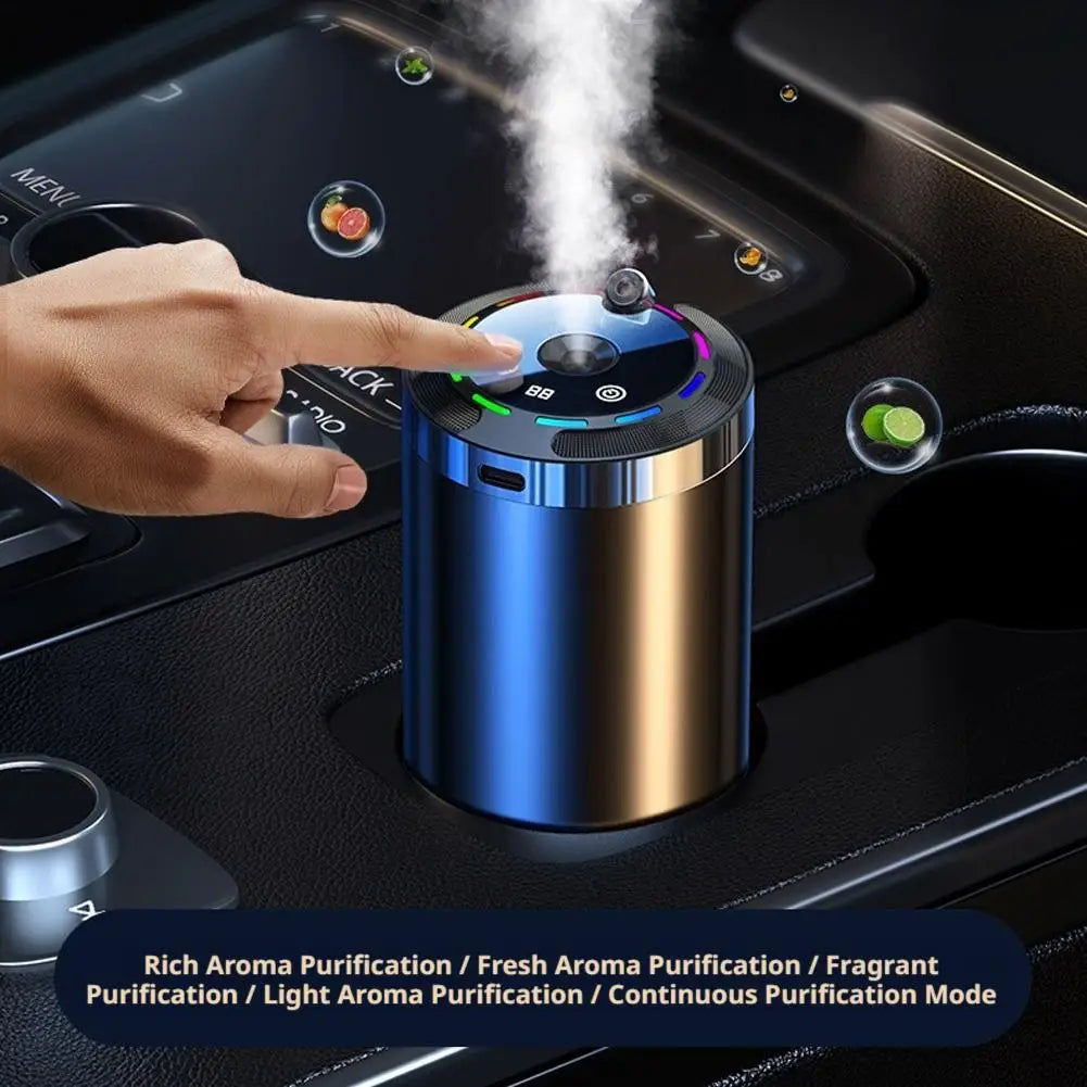 Car Electric Air Diffuser Aroma Car Air Vent Humidifier Mist Aromatherapy Removing Odor Eliminator Auto Tools Quake