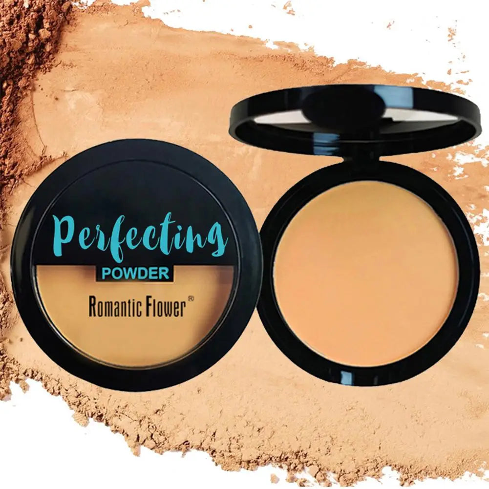 Dark Matte Setting Powder Invisible Matte Poreless Pressed Face Powder Makeup Lightweight Breathable Oil Control Deep Concealer Quake