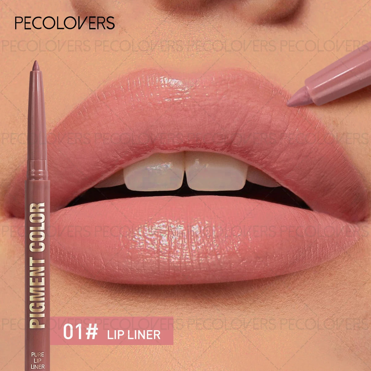 1 Pcs Matte Lip Liner Pen, Used As Lip Liner and Lipstick, Oblique Mouth Design Suitable for All Lip Types, Perfect Gifts Quake 01