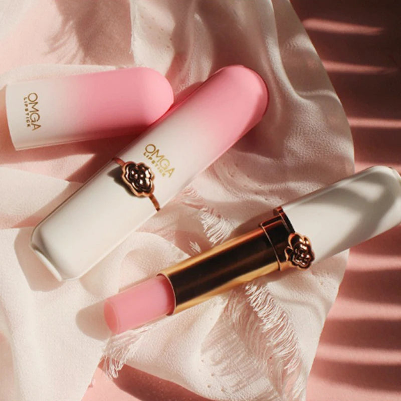 Peach Color Change Lipstick Non-Stick Cup Jelly Lipstick Moisturizing Moisturizing Color Change Lip Balm Warm Change Lip Balm Quake