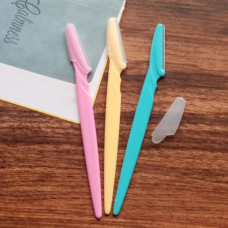 Travel Portable Eyebrow Trimmer Face Razor Face Hair Remover Tools Eyebrow Razor Instruments Cosmetic Beauty Pro Make Up Tools Quake