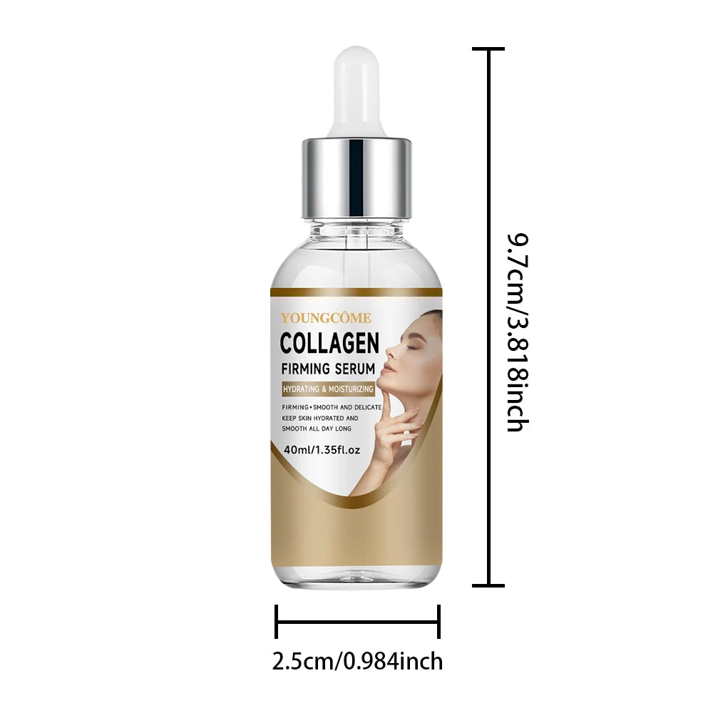 Collagen Thread Instant Lifting Wrinkle Remover Soluble Protein Threads Serum Set Absorbable Face Filler Anti-aging Skin Care Quake 40ML