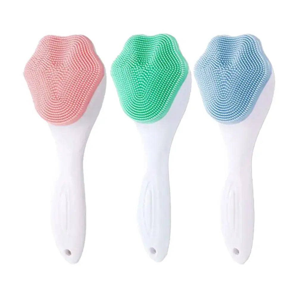 Silicone Face Scrubber And Exfoliator Brush - Facial Cleansing Brush For Blackhead, Acne, Pore, Deep Cleaning Brush Skin Care Quake
