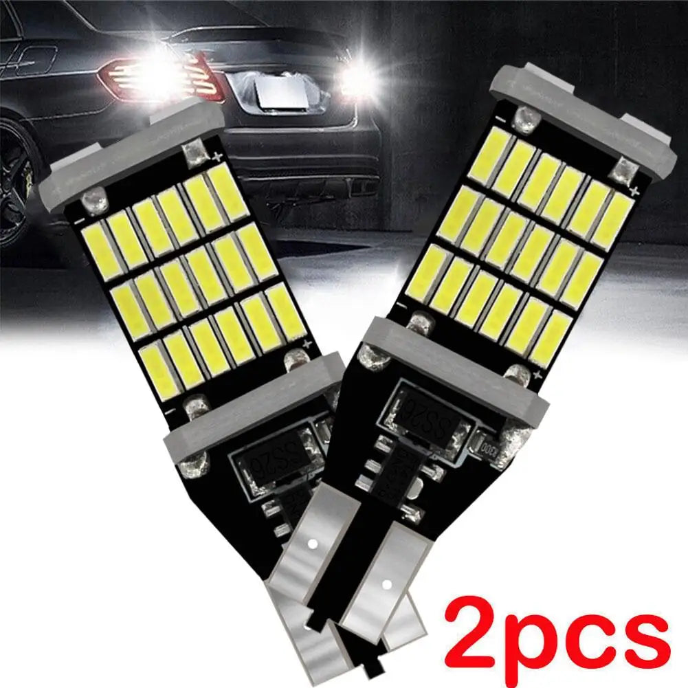 9V-16V DC12V car Error Free 921 912 T10 T15 W16W Led Reverse Light, 24Smd 3030 Led Bulb 1500 Lumens Extremly Bright Quake