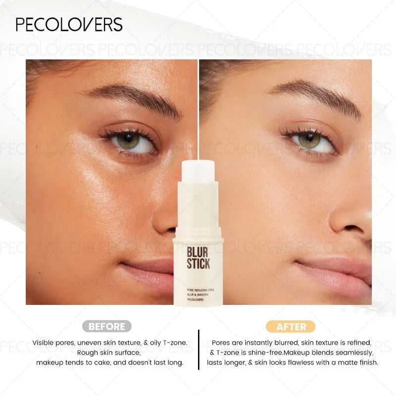 Invisible Pore Base Stick, Prep Base, Invisible Facial Pore Blemishes, Long-lasting and Natural,facial Cosmetics Quake