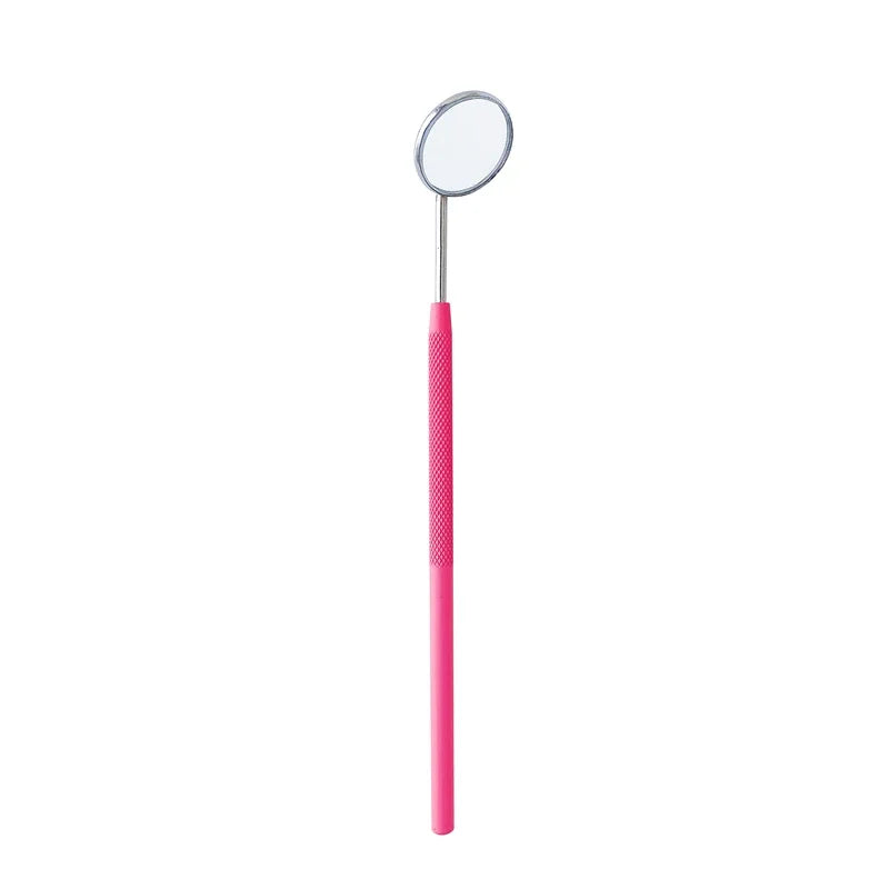 New Stainless Steel Mouth Mirror Teeth Cleaning Oral Check Dental Mirror Filling Makeup Eyelashe Extension Inspection Mirror Quake Rose Stainless Steel