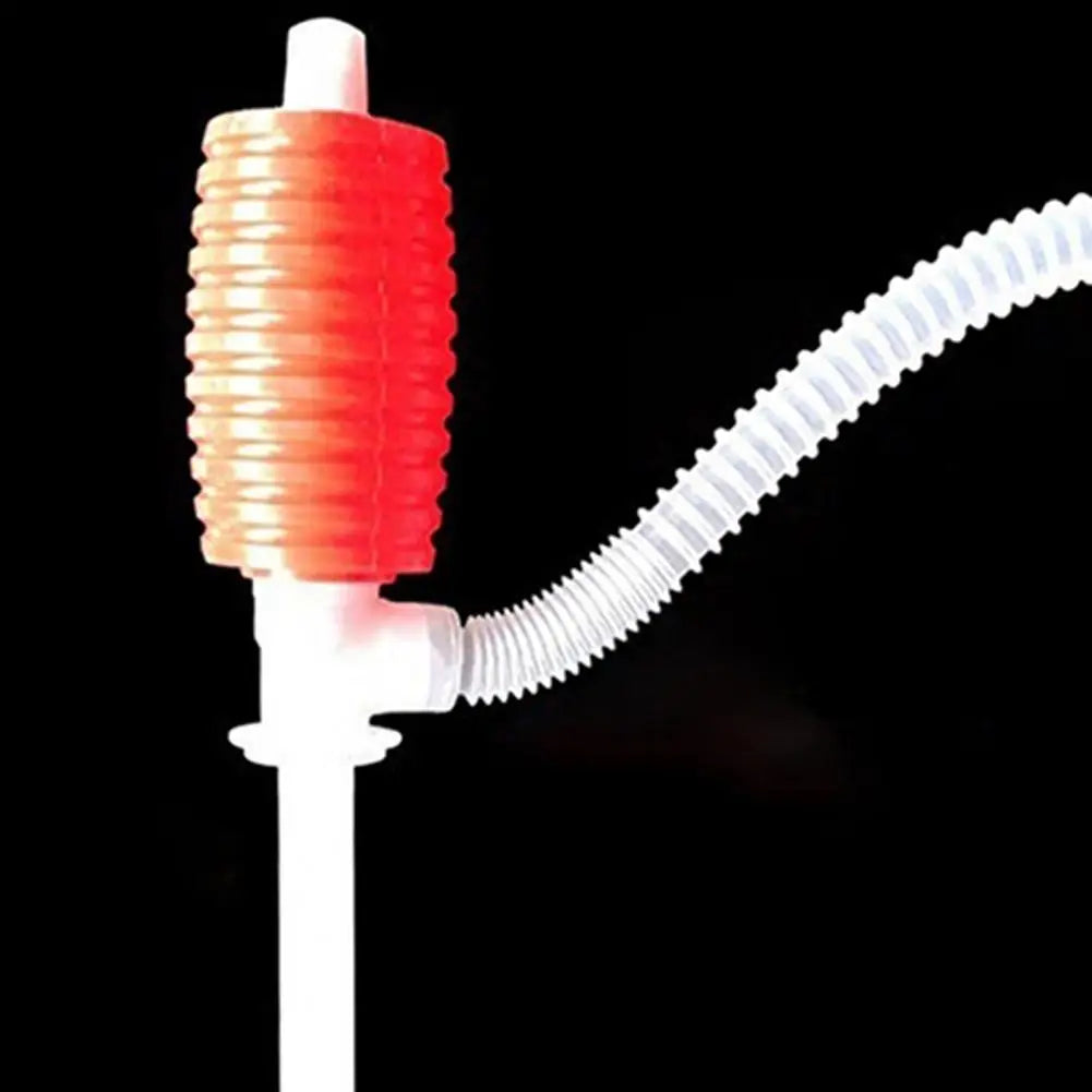Universal Car Fuel Oil Siphon Pump Hand Manual Gas Transfer Oil Liquid Plastic Syphon Transfer Pump Quake