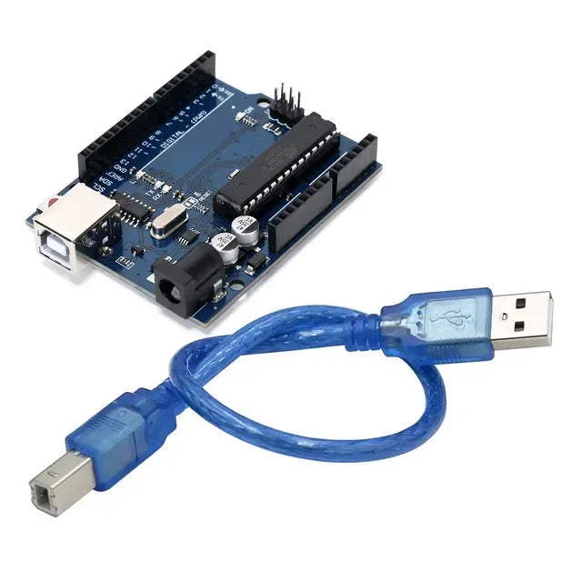For -UNO -R3 Development Board ATMEGA328P- CH340-ATEGA16U2 Compatible For Arduino with Cable R3 Proto Shield -Expansion Board Quake UNO R3 CH340G-Cable