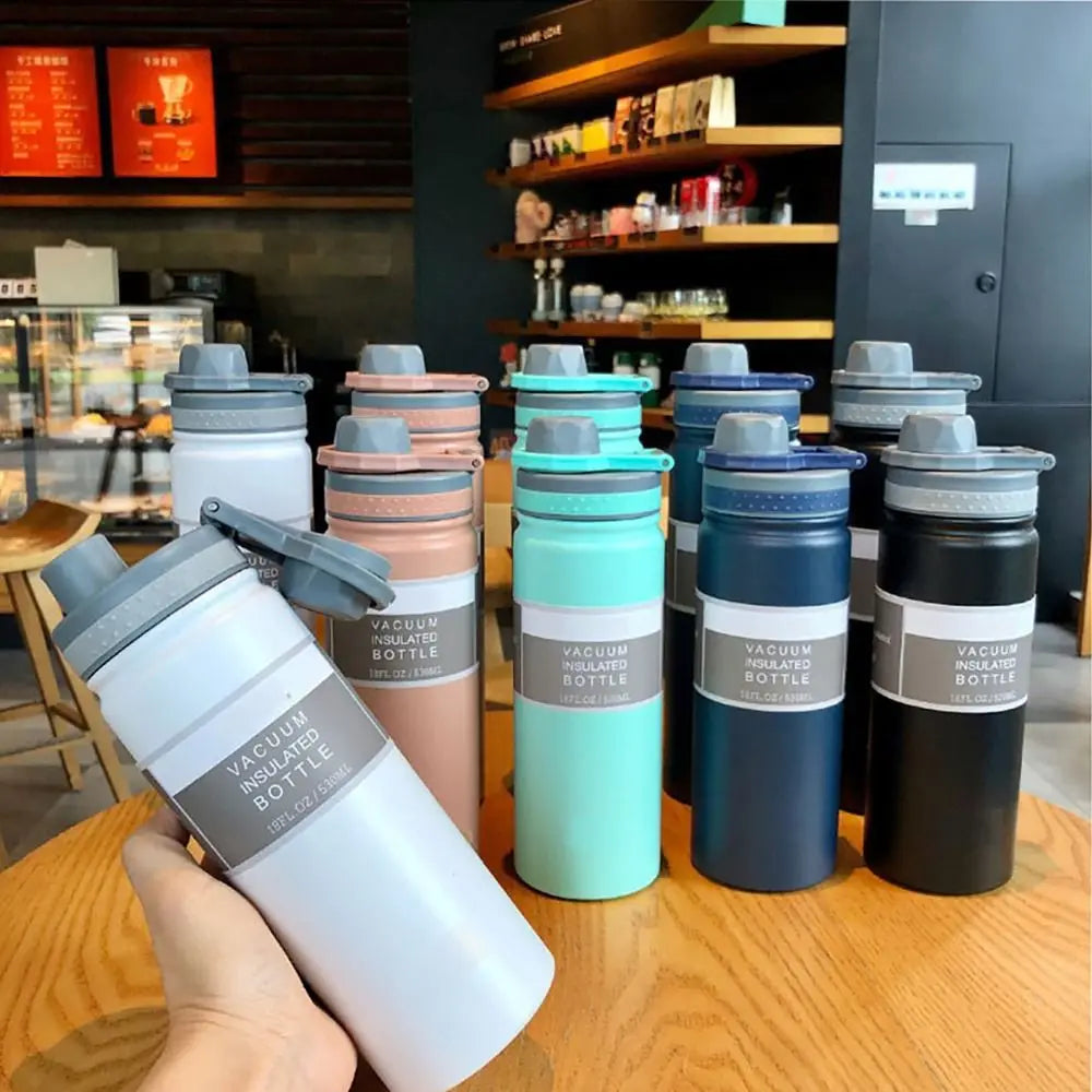 1Pcs PVC Bottle Cover 530ml/750ml Splash Spill Proof Sealing Lids with Seal Ring for Tyeso 530ml/750ml TS-8706B/TS-8709B Quake