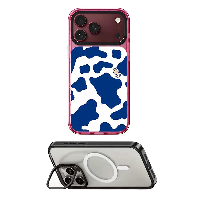 6092067 Impact Case - Mirror / Glaze Magnetic Cover: Compatible with IPhone 18 17 Pro Max 18Pro Quake stand (MagSafe) 7 for iPhone17 Pro Max