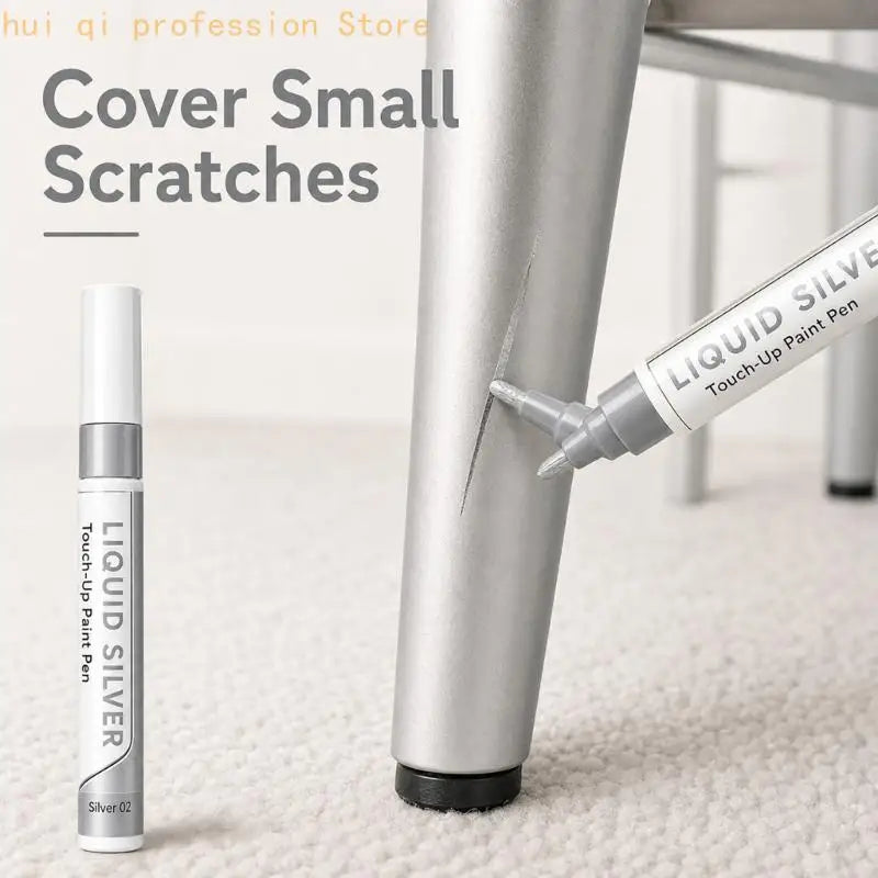 Silver Touch-Up Pen for Appliance Panels, Wheel Edges and Scratch Care H8WE Quake