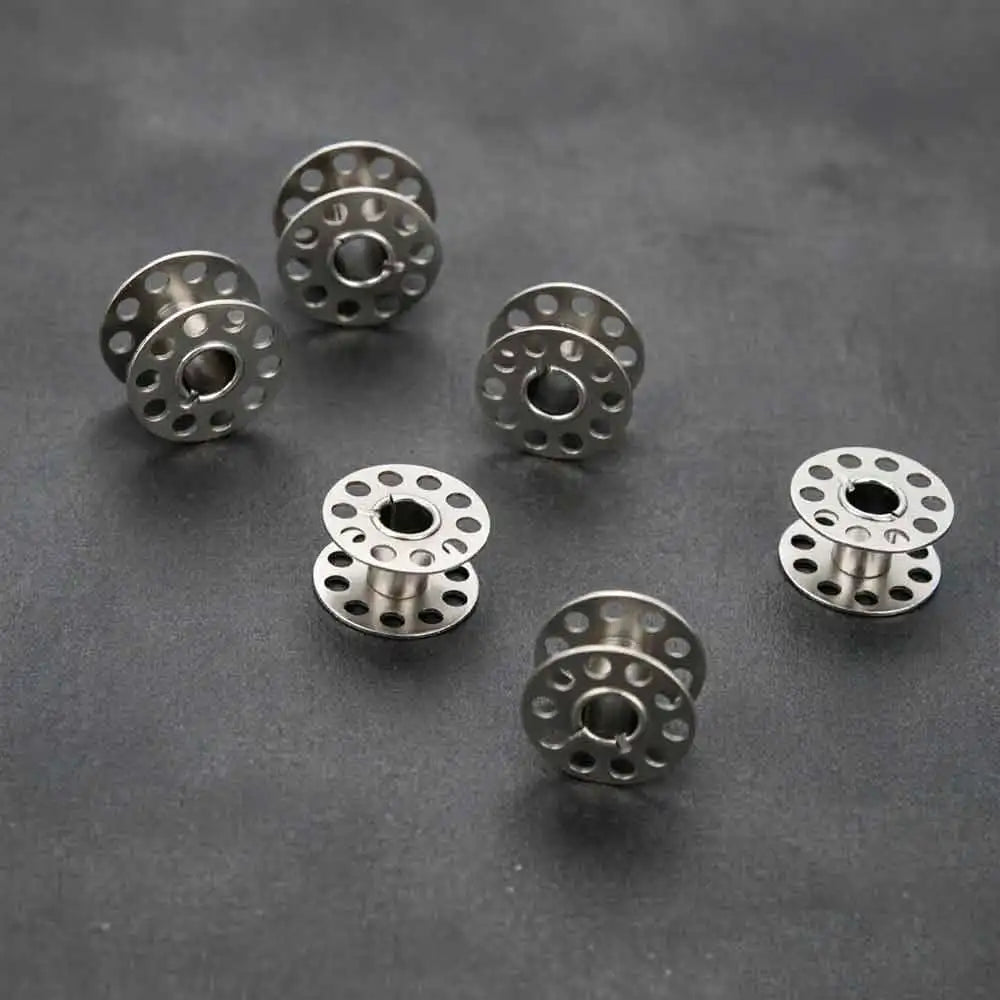 5/12/24PCS Durable Metal Construction for Brother Sewing Machine, Essential Sewing Craft Stainless Sewing Machine Bobbins Steel Quake