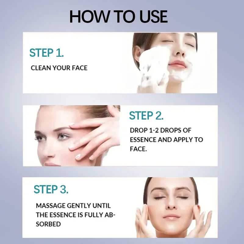 Anti Wrinkle Aging FaceLift Tightening Moisturizing Facial SkinEssence Liquid LiftingFirming Exfoliating Hyaluronic Acid Facial Quake