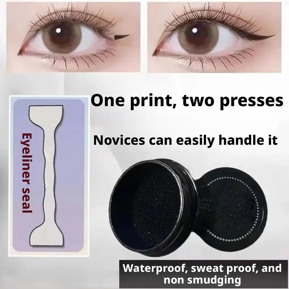 Double Ended Eye Eyeliner Stamps Set Eye Shadow Cosmetic Easy To Color Eye Liner Stamping Stencil Accessories Lash Make Up Tools Quake