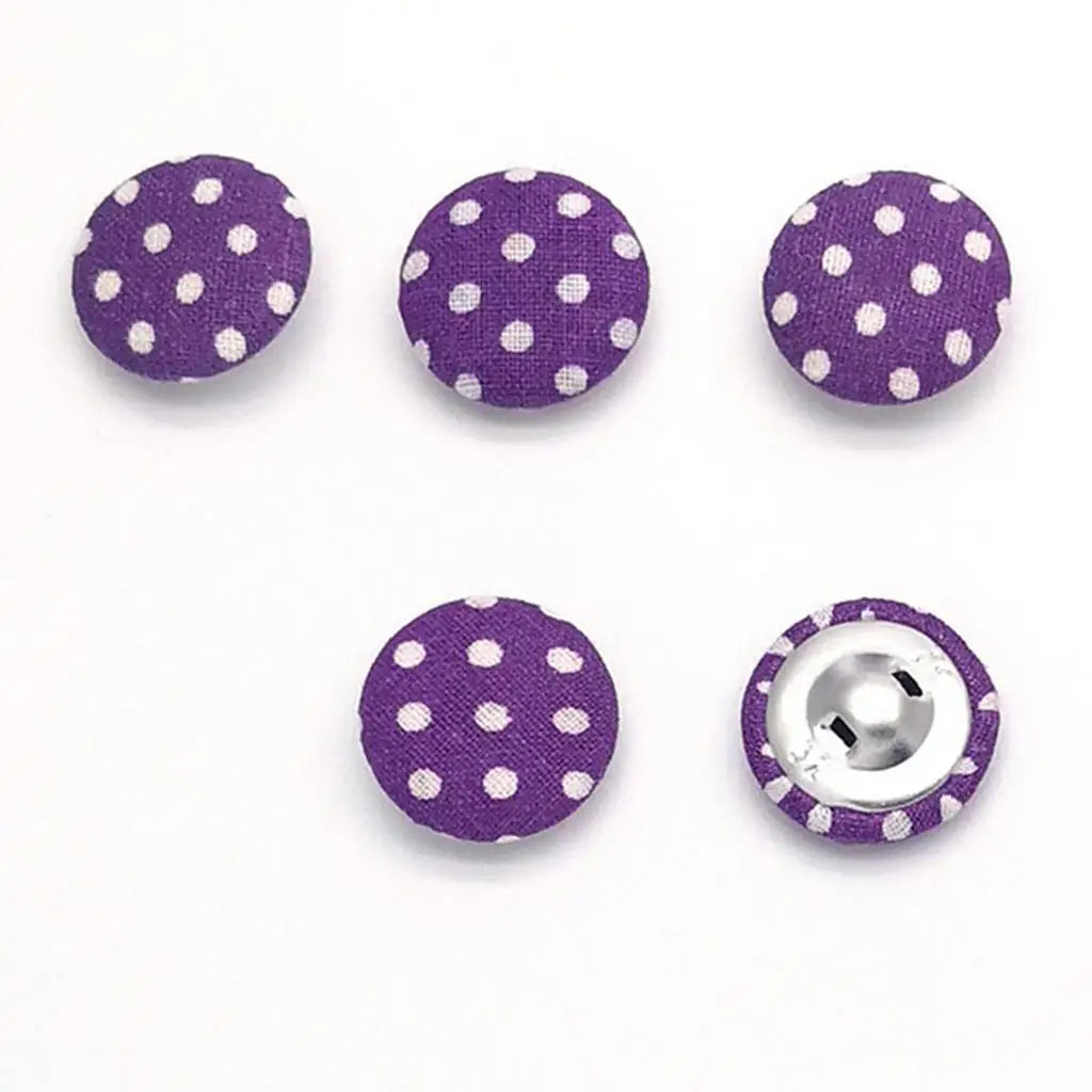 Fabric Covered Mushroom Sewing Buttons Cute Craft Supplies for Kids Crafts Holiday Decor Scrapbooking Knitting Quake
