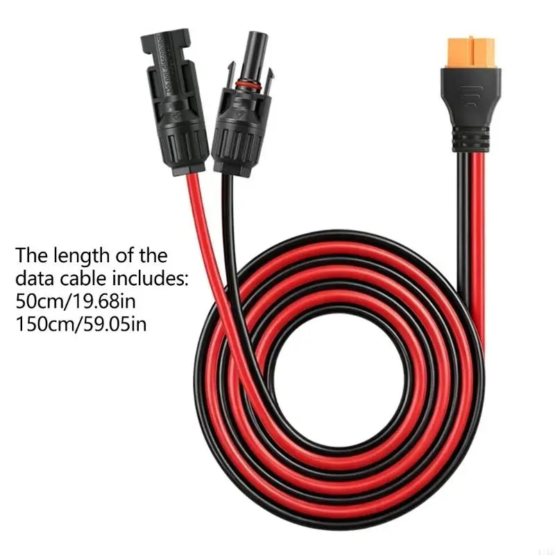 IP67 Waterproof 60 Female to Solar Connectors Power Cable for Portability Power Station Setups, Direct Plug-In Connectors K1KF Quake