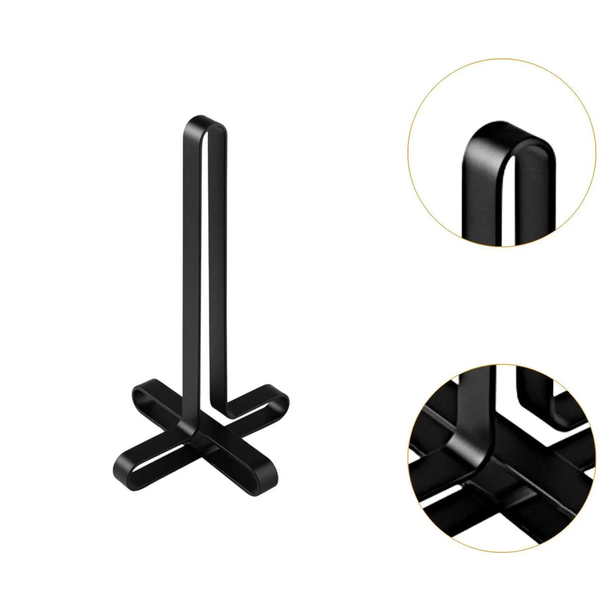 Roll Paper Storage Holder Rustproof with Anti-slip Mat Space Saving Dining Table Napkin Holder for Home Use Countertop Bathroom Quake