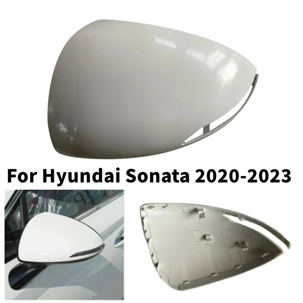 For Hyundai Sonata 2020-2023 1x Car Replacement Rearview Side Mirror Cover Wing Cap Exterior Case Trim Accessories Vehicle Decor Quake