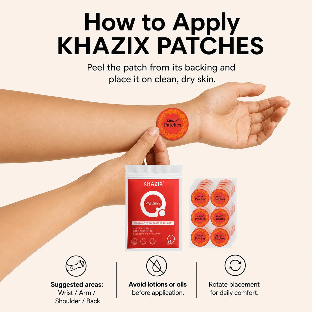 30Pcs Energy Patches Natural Ingredients Vegan Friendly Daily Energy Boost Patch Portable Body Stickers for Work Travel Sports Quake