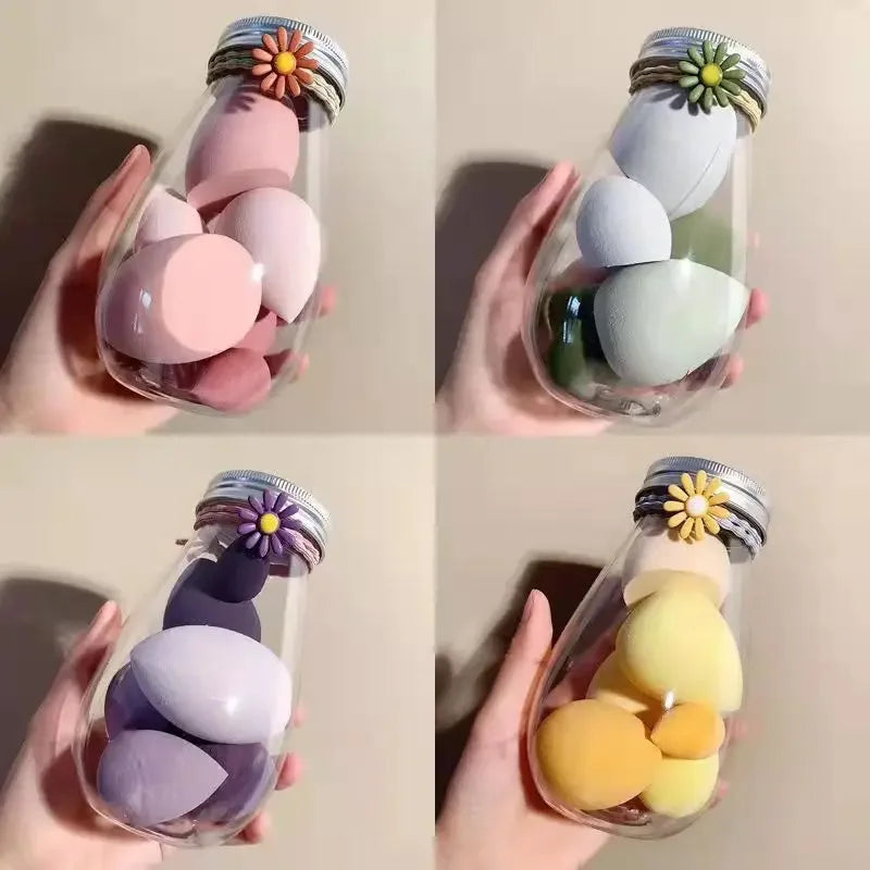 Beauty Egg with Box Makeup Sponge Puff Set Face Powder Foundation Cream Cosmetic Sponges Powder Compact Puff Beauty Makeup Tools Quake