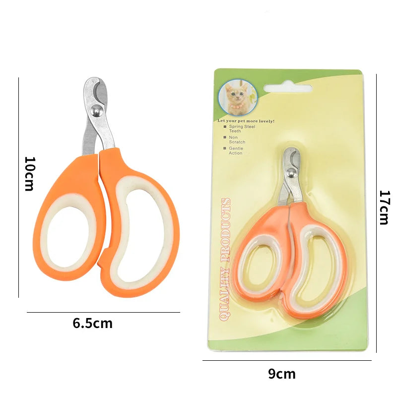 Pet Nail Scissors, Half Moon Nail Scissors, Suitable For Cats And Dogs And Other Small Pet Nail Care, Stainless Steel, Durable Quake
