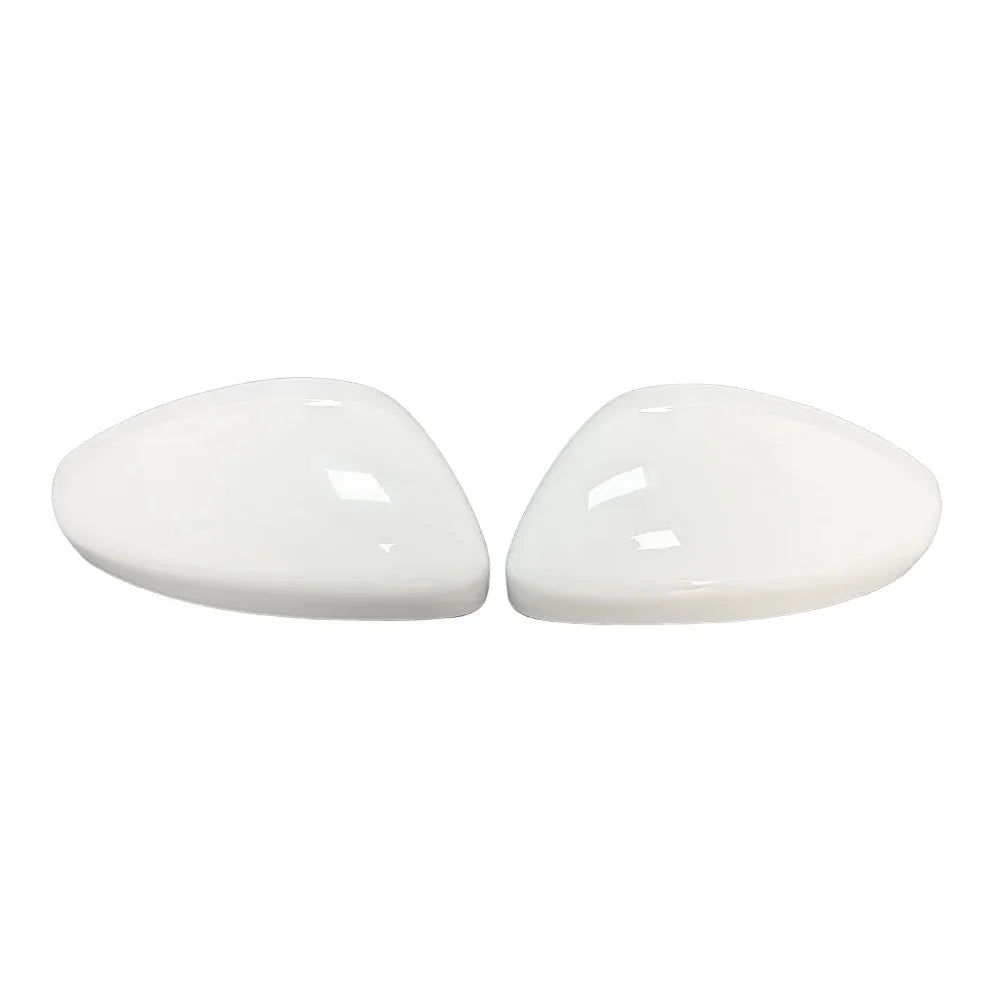 For Peugeot 208 2008 2012-2018 Citroen C3 2016 to 2020 Car Replacement Rearview Side Mirror Cover Wing Cap Exterior Case Trim Quake White