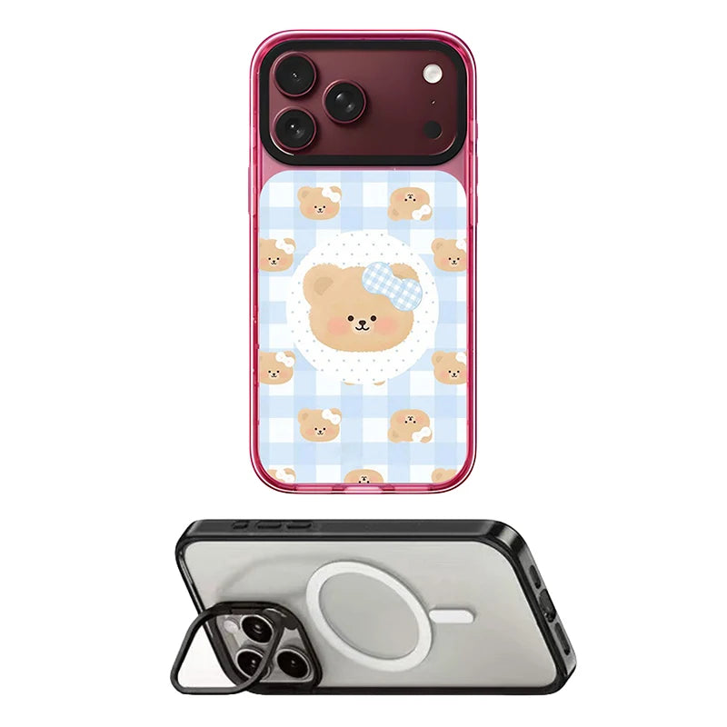 6092077 Impact Case - Mirror / Glaze Magnetic Cover: Compatible with IPhone 18 17 Pro Max 18Pro Quake stand (MagSafe) 3 for iPhone 17 Pro