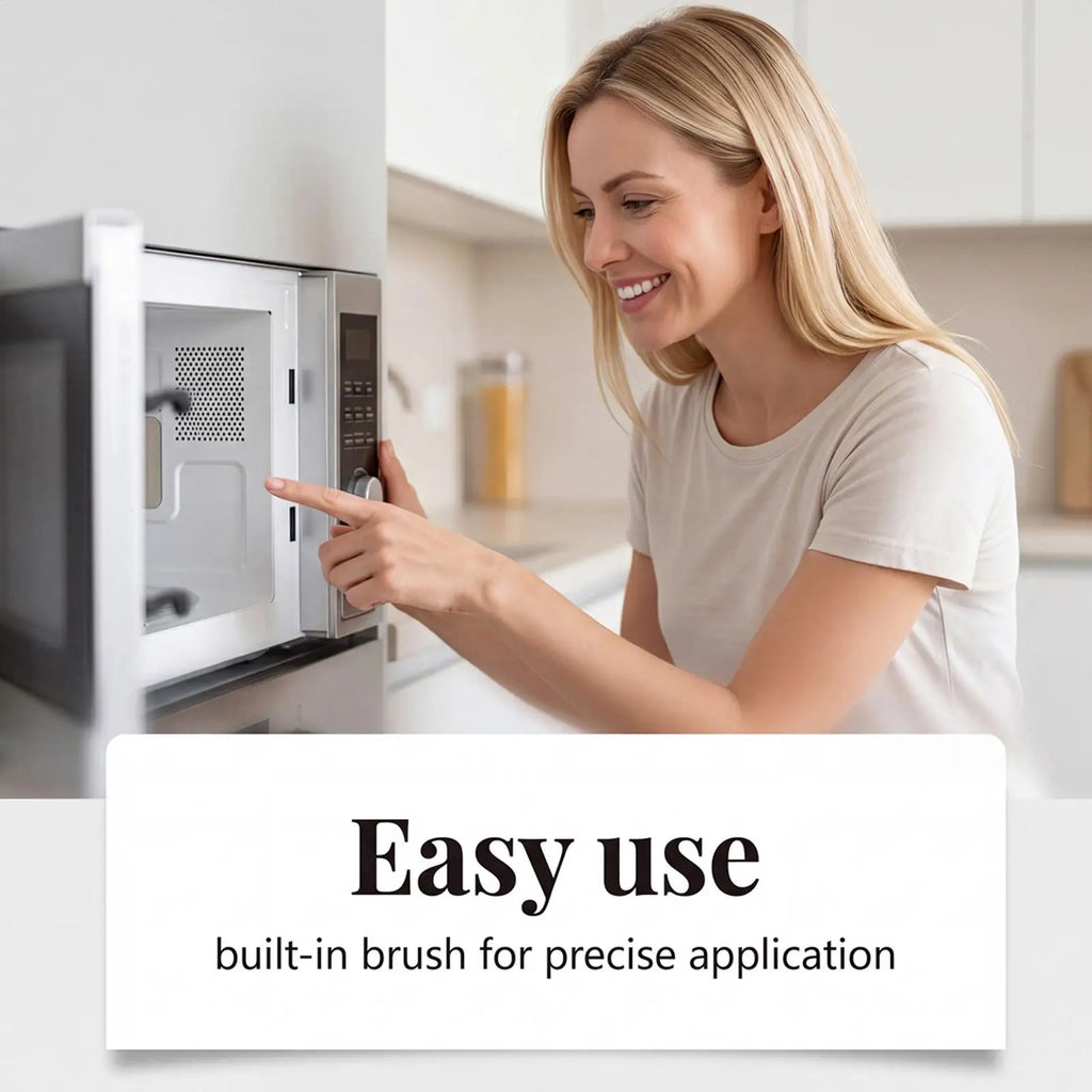High Gloss Microwave Coating 30ml Microwave Interior Cavity Paint Appliance Repair Touchup for Home Kitchen Apartment Restaurant Quake