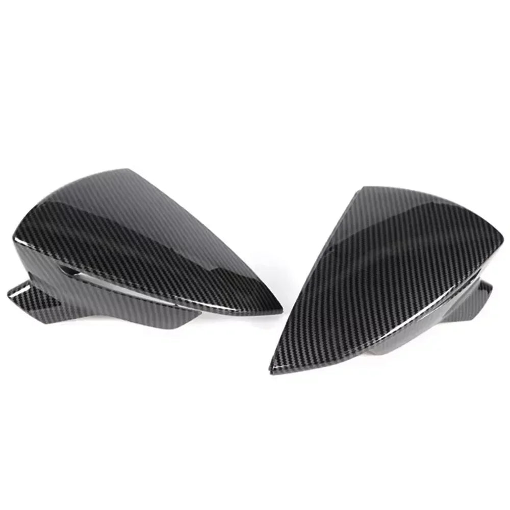 For SEAT LEON MK3 5F 2012-2020 IBIZA MK5 2017-2023 Replace Rearview Side Mirror Cover Wing Cap Exterior Door Rear View Case Trim Quake Carbon