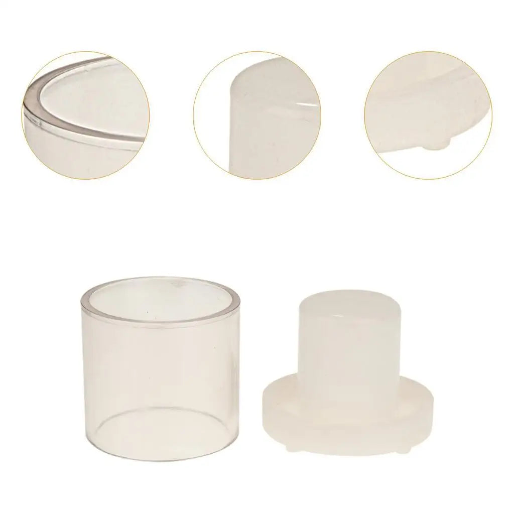 Durable Plastic Candle Making Mould Tealight Mold Set for DIY Pillar Flower Candles and Handmade Soap Making Quake