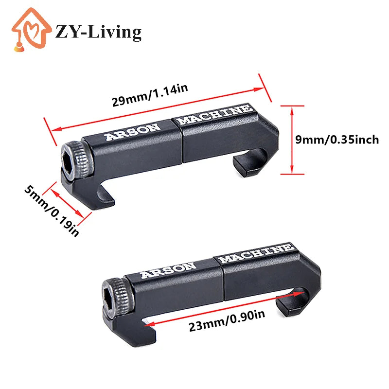 3pcs/Set Wire Guide System Cable Management Rail Cover Picatinny Rail Handguard Wire Guide Tail Fixed Quake