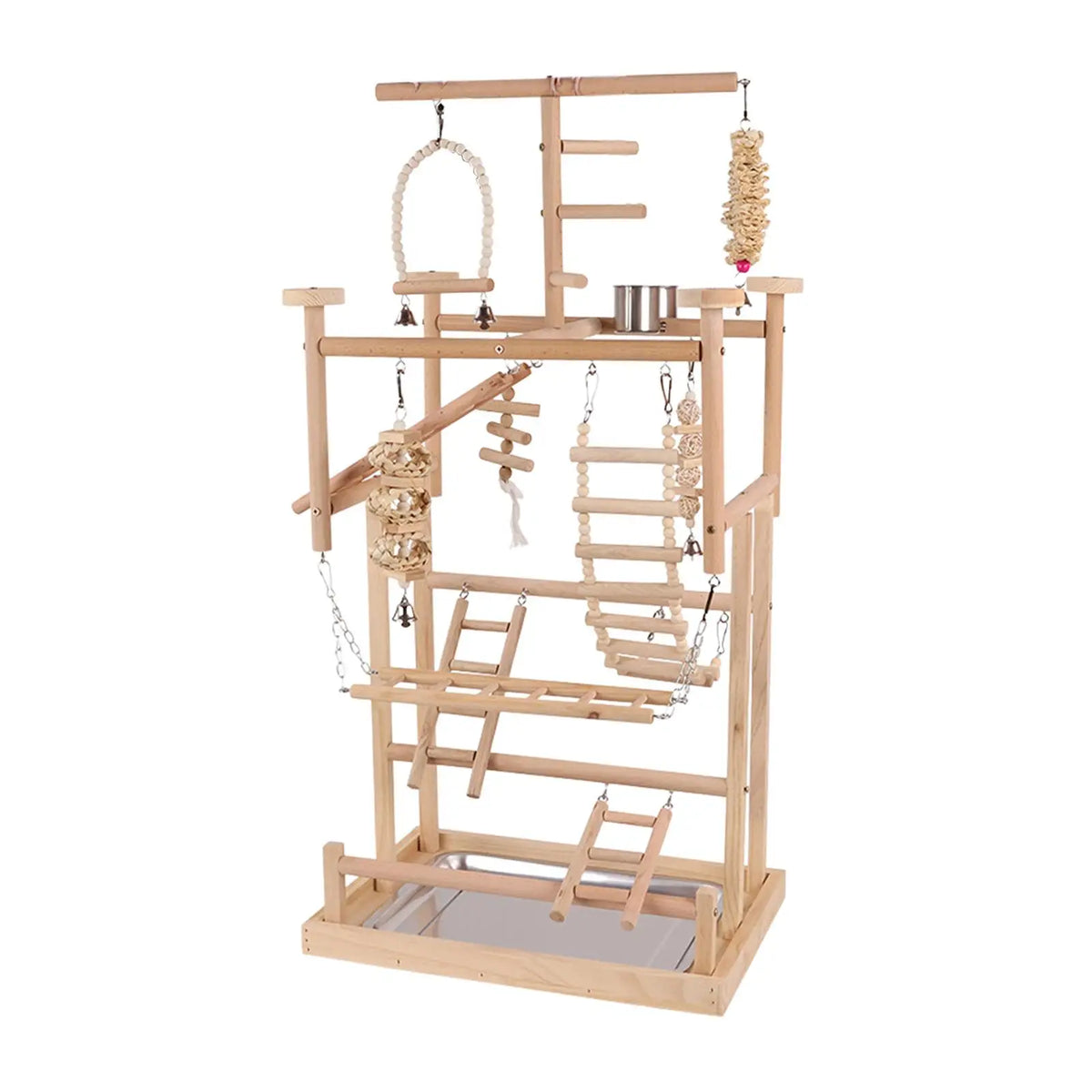 Bird Playground Playpen Bird Play Stand for Bluebirds Hummingbird Finches Quake