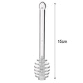 Transparent Honey Stirring Stick Plastic Long Handle Honey Spoon Practical Milk Tea Jam Stirring Bar Multifunction Kitchen Tools Quake B